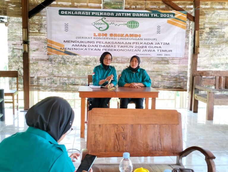 Srikandi Serukan Pilkada Jatim Damai, Demi Stabilitas Ekonomi di Mojokerto