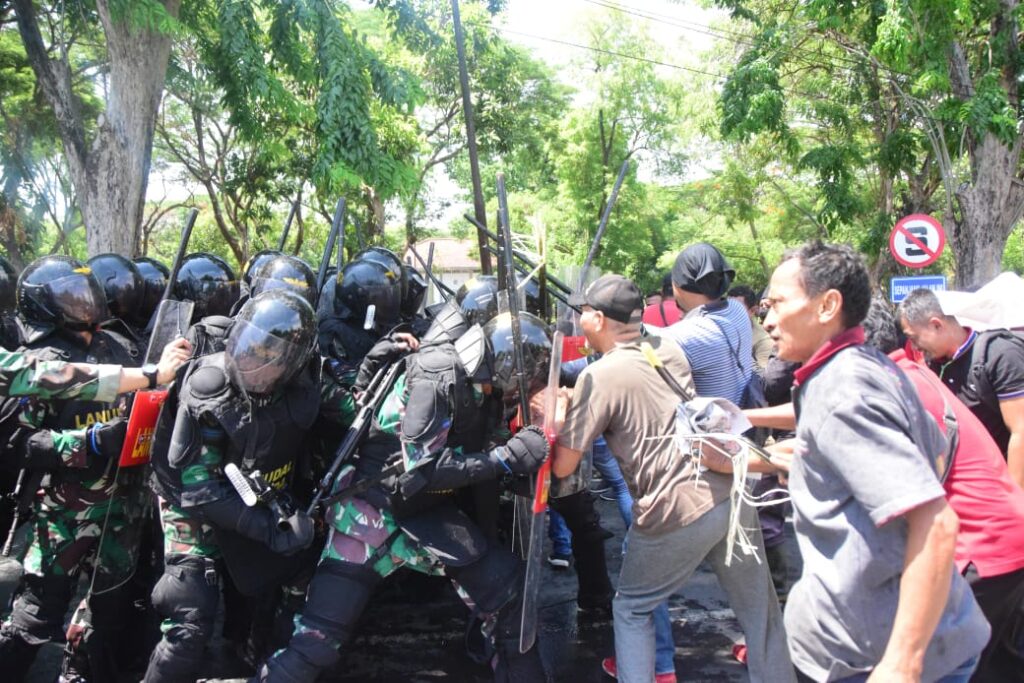 TNI AL-Puspenerbal Gelar Latihan Gladi Tugas Tempur di Lanudal Juanda Suasana saat latihan gladi tugas tempur (Glagaspur))Lanudal TK III (P3) Lanudal Juanda TA, Senin (4/11/2024)