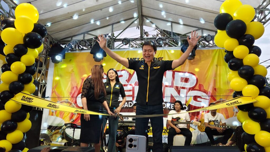 King Kevin, CEO Planet Gadget saat opening Planet Gadget store Mojokerto, Sabtu (21/12/2024)