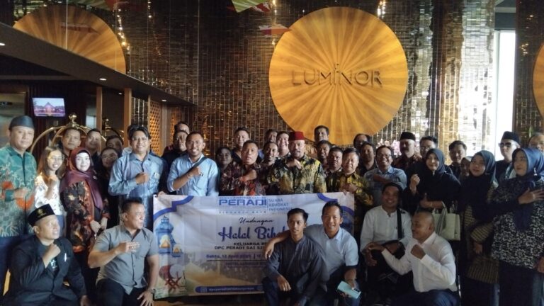 Peradi SAI Sidoarjo Gelar Halalbihalal Perkuat Solidaritas Anggota Peradi SAI Sidoarjo