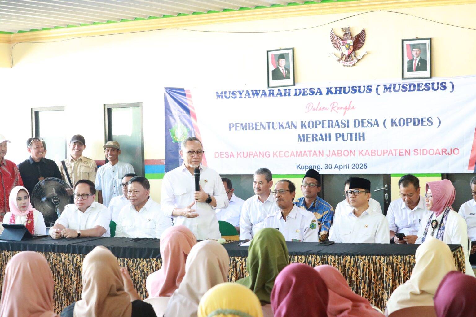 Menko Pangan Kawal Pembentukan Koperasi Rumput Laut Desa Kupang Wakil Bupati Sidoarjo, Mimik Idayana