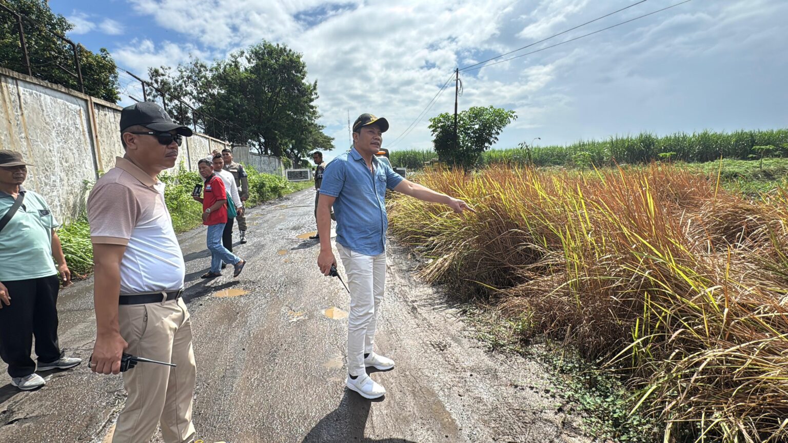 Subandi Sidak Jalan Sebani, Perbaikan Dimulai, Betonisasi 2026 Bupati Sidoarjo Subandi