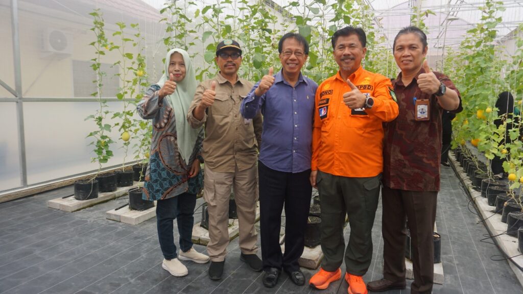 Budidaya Melon Greenhouse Unikarta Tuai Apresiasi Pemkab Kukar