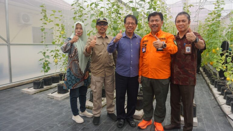 Budidaya Melon Greenhouse Unikarta Tuai Apresiasi Pemkab Kukar