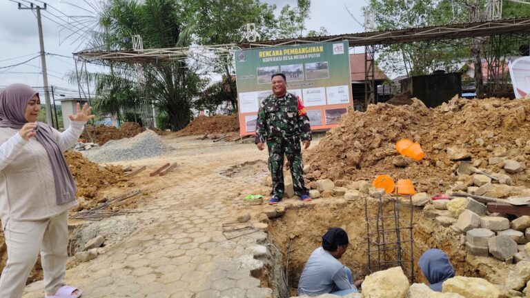 Singa Gembara Bangun Gerai Koperasi Merah Putih Perdana di Kutim