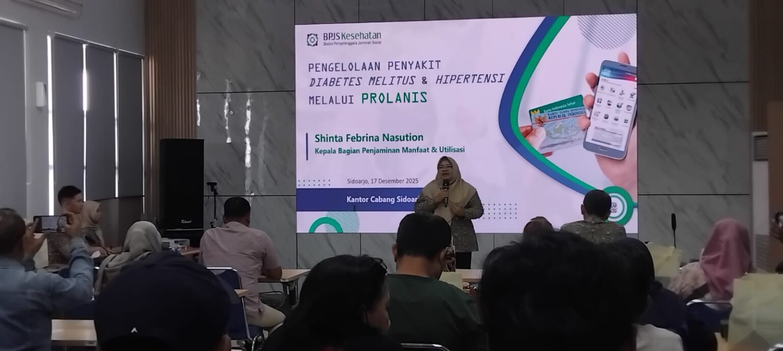 BPJS Kesehatan Sidoarjo Tingkatkan Kesadaran Diabetes dan Hipertensi Lewat Media Gathering.
