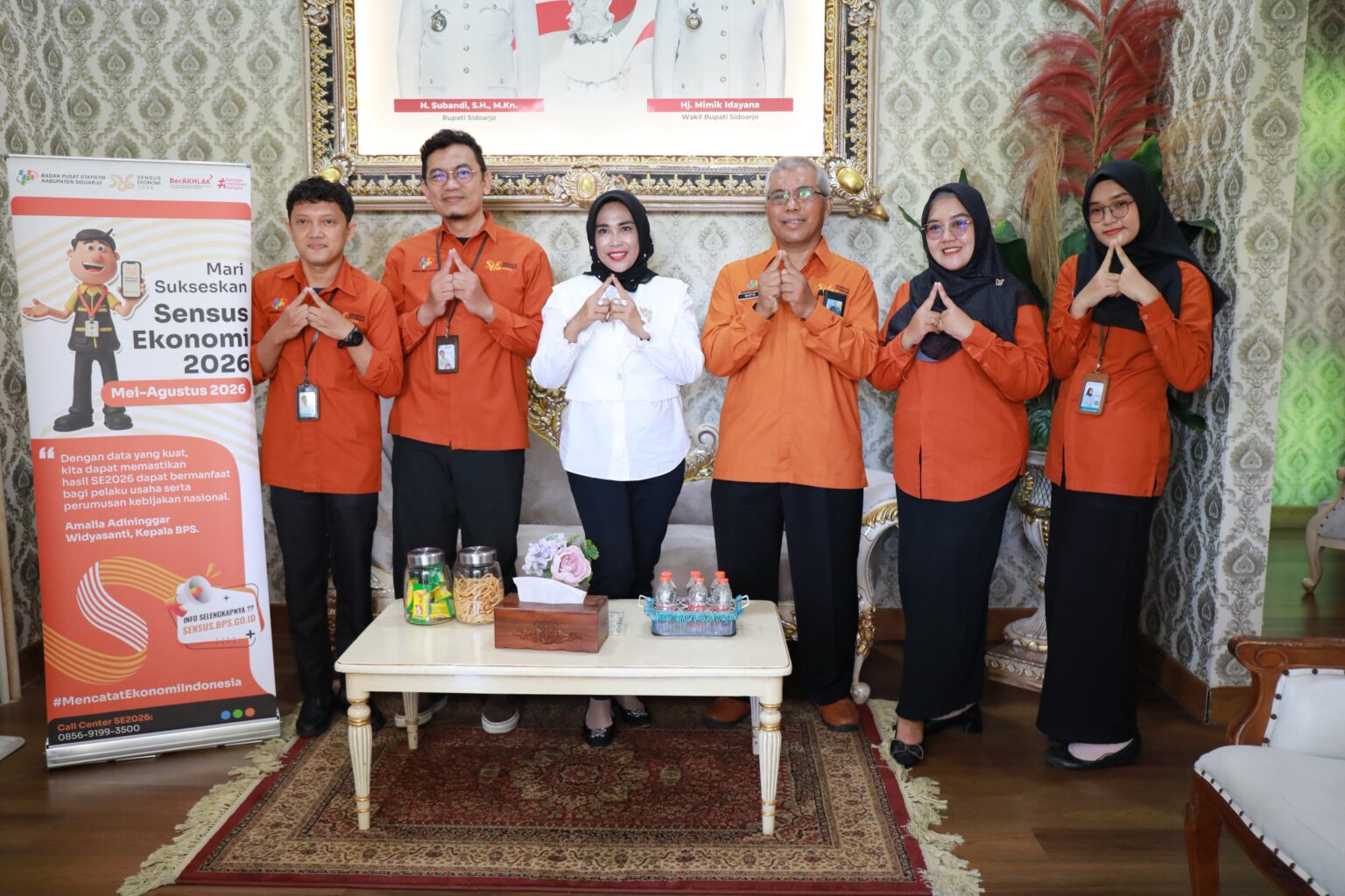 Wabup Sidoarjo Dukung Sensus Ekonomi 2026