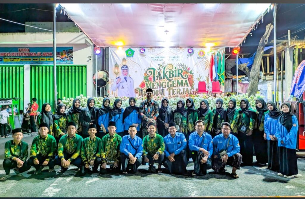 Takbir Malam di Ketegan Perkuat Guyub Warga Warga Desa Ketagan rayakan malam Idul Adha gelar takbir,Selasa (26/5/2026)malam.