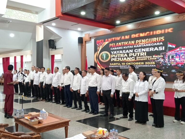 Pemkab Kukar Harapkan DPC Putra Putri Pejuang 1945 Berkontribusi Nyata bagi Masyarakat Pelantikan DPC Putra Putri Pejuang 1945 Kukar.