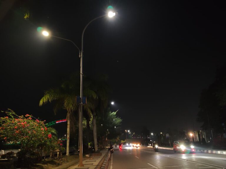 penerangan jalan umum (PJU) di Kukar.